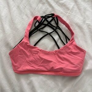 Lululemon Strappy Pink Women's Sports Bra